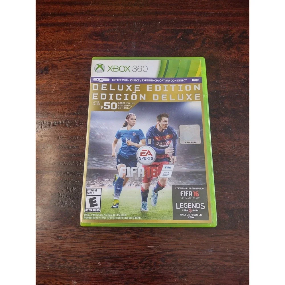 Fifa Soccer 16: Deluxe Edition (Microsoft Xbox 360, 2015) CIB